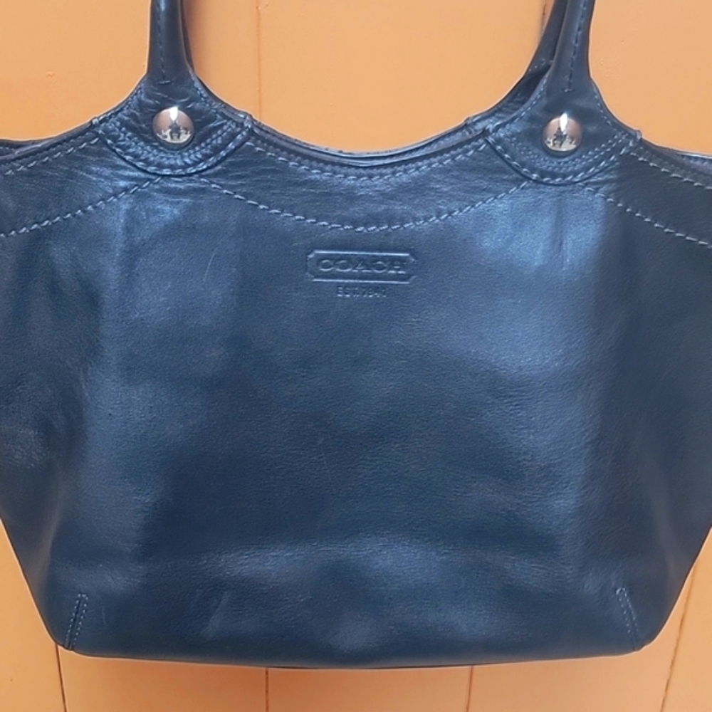 Coach Bleecker Leather Legacy Tote No #G0975-F14383